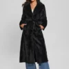 Ada Longline Faux-Fur Coat