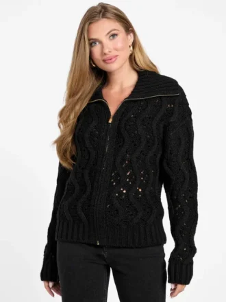 Adenora Zipped Cardigan Sweater