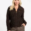 Adenora Zipped Cardigan Sweater