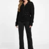 Adenora Zipped Cardigan Sweater