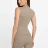 Agathe Mock Neck Sweater Top