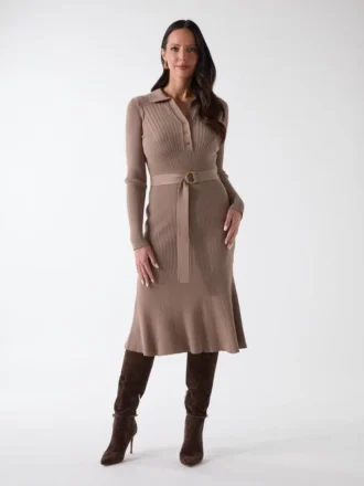 Agathe Polo Sweater Dress