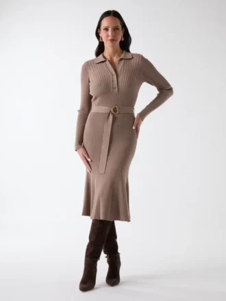 Agathe Polo Sweater Dress