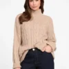 Aida Maxi Cable-Knit Sweater