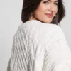 Aki Chenille Cable-Knit Sweater