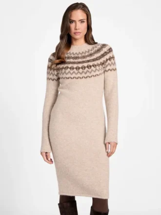 Akilah Jacquard Sweater Dress
