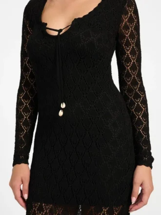 Alba Pointelle Maxi Dress