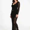 Alba Pointelle Maxi Dress