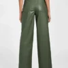 Alix Faux-Leather High-Rise Straight Pants
