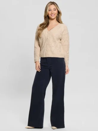 Amelia Pointelle Cardigan