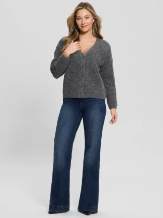 Amelia Pointelle Cardigan