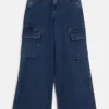 Angelique Wide-Leg Cargo Jeans (7-16)