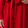 Anita Keyhole Belted Dress