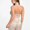 Aretha Satin Crossed Top