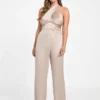 Aretha Satin Crossed Top