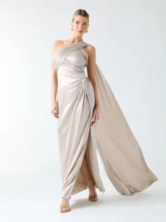 Aretha Satin Gown
