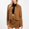 Aria Faux-Suede Jacket