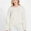 Arisa Rhinestone Neck Sweater