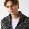 Austin Slub Zip-Up Cardigan