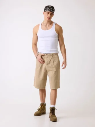 Baggy Pleated Shorts