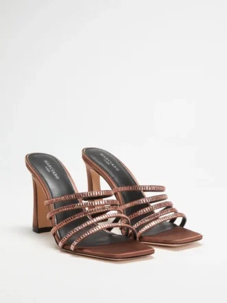 Baguette Rhinestone Mule