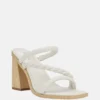 Barper Strappy Wooden Heel Sandals