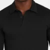 Barry Knit Long-Sleeve Polo