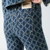 Bea Monogram Denim Pant