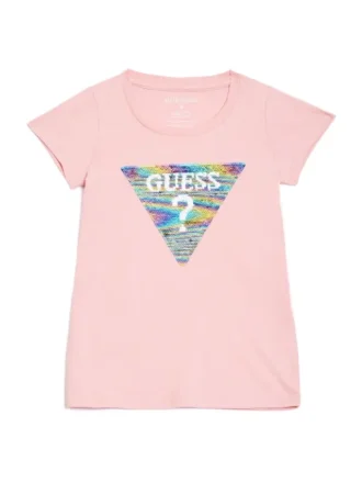 Beatrix Reversible Sequin Logo Tee (7-16)