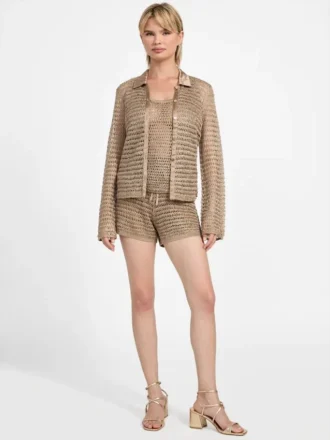 Bella Open-Stitch Top