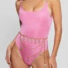 Belted One-Piece Swimsuit