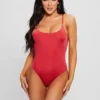 Belted One-Piece Swimsuit