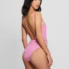 Belted One-Piece Swimsuit