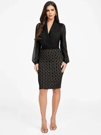 Billie Monogram Sweater Skirt