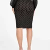 Billie Monogram Sweater Skirt