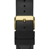 Black and Gold-Tone Square Multifunction Watch