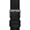 Black Leather Multifunction Watch