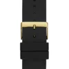 Black Silicon Analog Watch