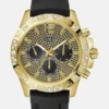 Black Silicon Multifunction Watch
