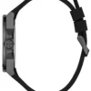 Black Silicone Analog Watch