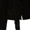 Black Suede Fringe Jacket
