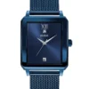 Blue Diamond Rectangular Watch