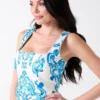 Blue Note Corset Top