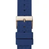 Blue Silicon Multifunction Watch