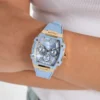 Blue Silicone Multifunctional Watch