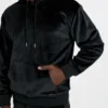 Bonded Velvet Hoodie