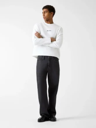 Boxy Fit Knit T-Shirt
