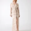 Britney Monogram Maxi Dress