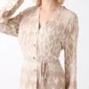 Britney Monogram Maxi Dress