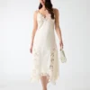 Brooke Crochet Floral Midi Dress